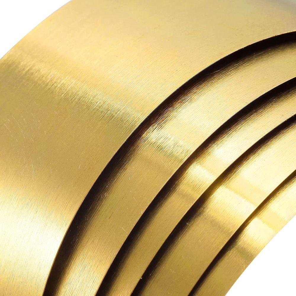 New Thick 0.1-0.5mm Brass Sheet Brass Flat Width 10-60mm Length 1000mm Brass Strip Brass Metal