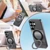 Hülle für Samsung S26 S25 S24 plus ultra magnetischer drehbarer Halter Schutzhülle Mit Halter Ständer Kratzfest schlicht