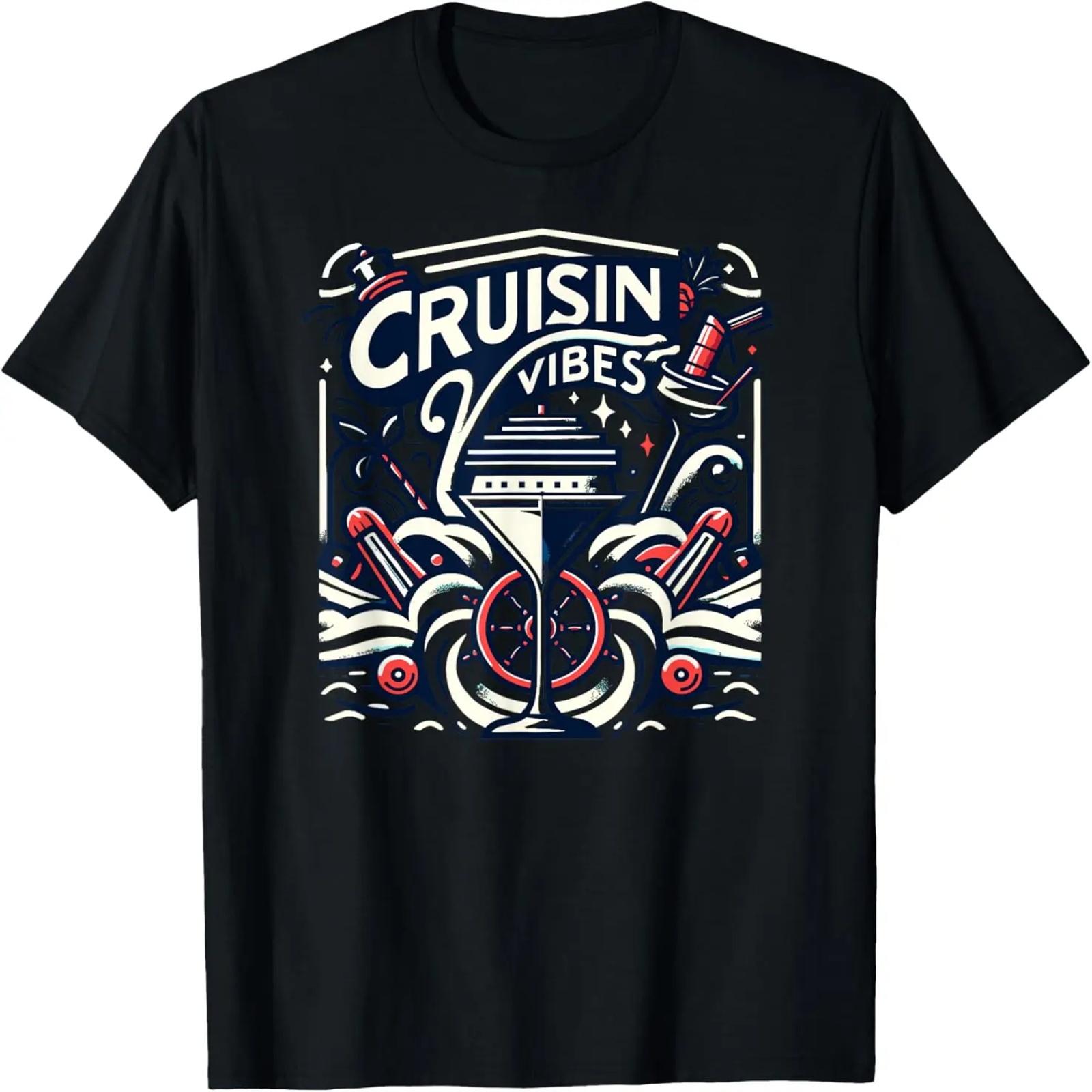 

Cruisin Vibes, It s Cruise Time, Cruise Ship, Funny Cruising T-Shirt XXXXXL чёрный