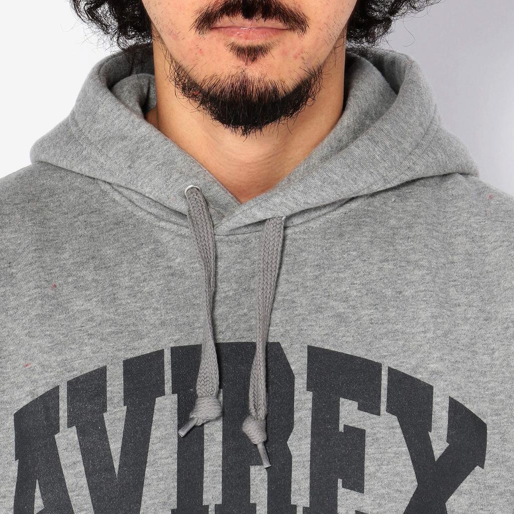 Avirex Daily Logo Pull Size Parka, Men's Small, 6153514, 002, Off/White