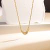 Necklace Women's Light Luxury Niche Star Moon Necklace Bracelet Combination Simple Fashion Exquisite High-end Versatile Accessories