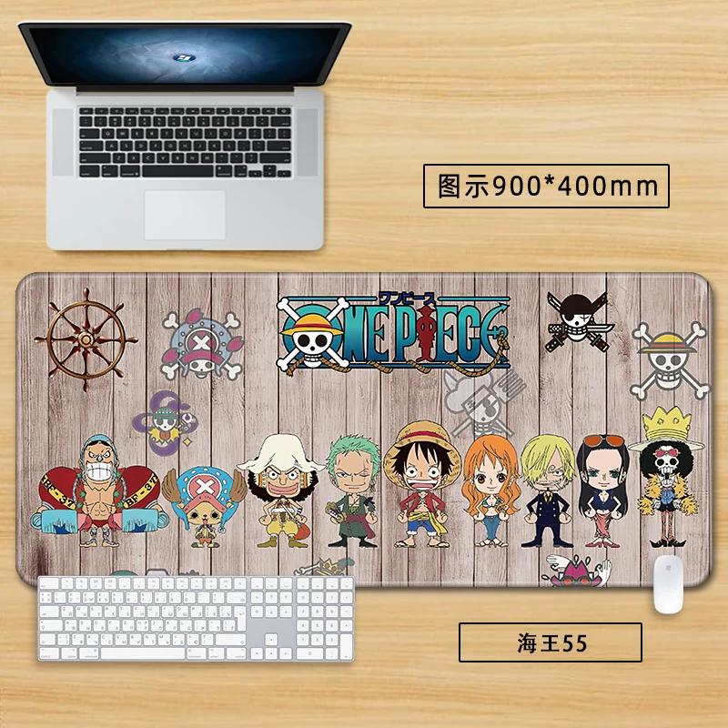 Anime Merchandise ONE PIECE Office Mouse Pad Oversized Boys Nautical King Animation Game Roronoa Zoro Computer Keyboard Cute Large Desktop Table Mat