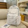Schoolbagins wind backpack schoolbag cute cloud pendant simple fresh fashion versatile backpack Korean version of campus sweet