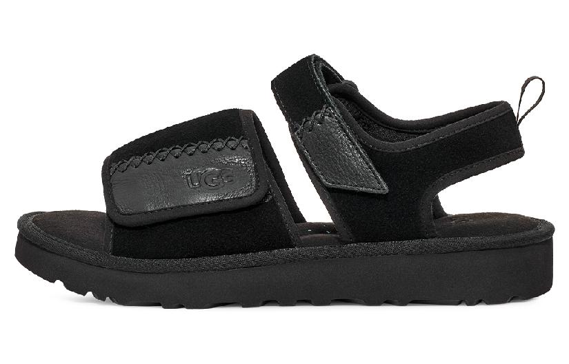 UGG Стильная мужская сандалия из спилка под коровью кожу Черный 1136650-BLK 43
