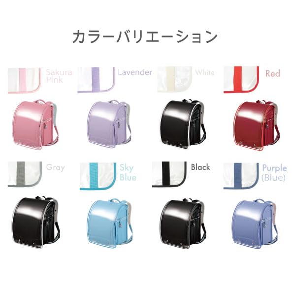 Authentic Transparent School Backpack Cover with Reflective 8 M and L Waterproof [TRADIS] Frame, Colors, Sizes, Non-Whitening, Transparent, (Purple