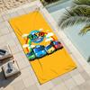 Cartoon T-Tayo The L-little B-Bus Towel Drying Bath Towel Applicable To Light Swimming Camping Yoga Beach Out