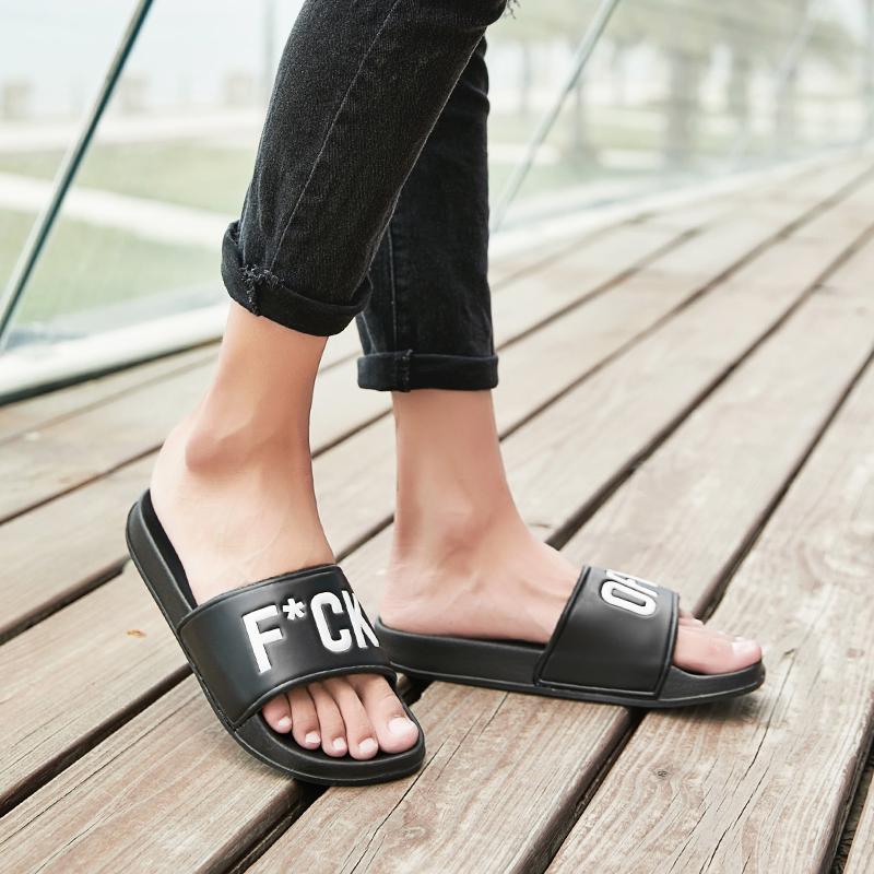 Slippers for Men and Women Lightweight Soft Comfortable Summer Slippers Fashion Outdoor Indoor Slippers Couple Non-slip Flip Flops