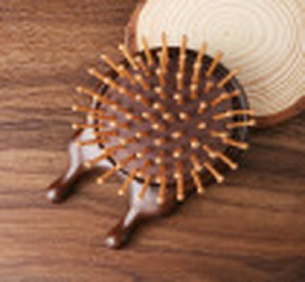 

Мини-расческа с мультяшными животными из сандалового дерева на воздушной подушке для детей