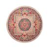 Stylish Round Rug, Cute Circle Mat, Oriental Persian Carpet Style, Korean Interior, Antique Vintage Style, Perfect for Entryways, Social Media,