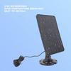 10W 5V Solar Panel for Wireless Outdoor Security Camera IP65 Waterproof Monocrystalline Silicon Solar Charger Type C Black
