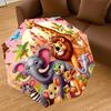 1PC Animal Castle Umbrella-8-Rib Reinforced, Automatic Open, Lightweight & Durable, Fashion Accessory for Outdoor, H0329