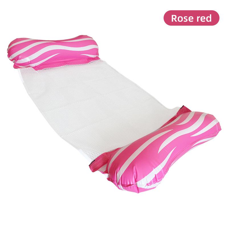 Double-Use Floating Lounge: Foldable Hammock, Net Backrest & Sofa