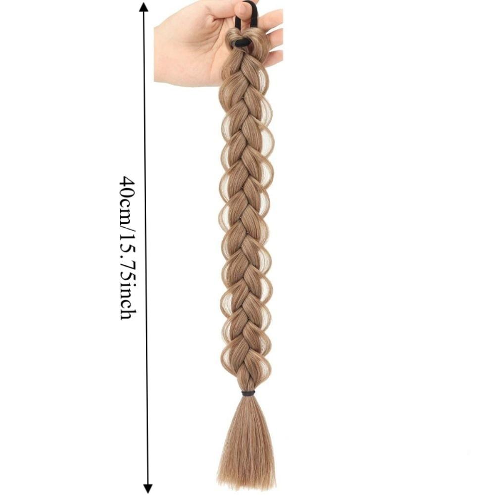 Elastic Band Handmade Braids Pony Tails Hair Band Twist Braid Hairpiece  Daily Use