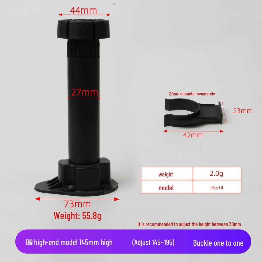 Adjustable Cabinet and Sofa Legs - Thickened ABS Plastic Support