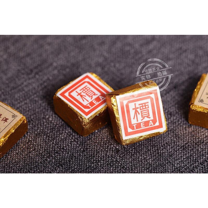 Yunnan Puerh Tea 500g 2003 Small Golden Brick Mini Tuo  Square Brick