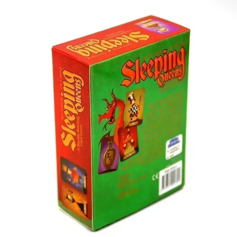 Kartenspiel Englisch Sleeping Queens Brettspiele 2-5 Personen Familiengeschenk Wecke die Königin auf Strategiespiel Spaß Kinderspielzeug