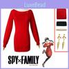 Spy×family Yor Forger Fantasia Cosplay Vestido Para Halloween E Carnaval