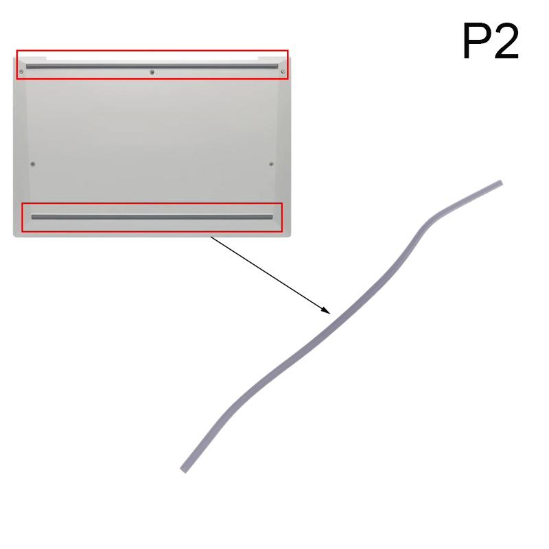 1 Stück Laptop Gummistreifen für Elitebook 830 735 G7 G8 DIY Untergehäuse Fußpolster Rutschfeste Stoßfängerfüße Streifen Laptop Zubehör