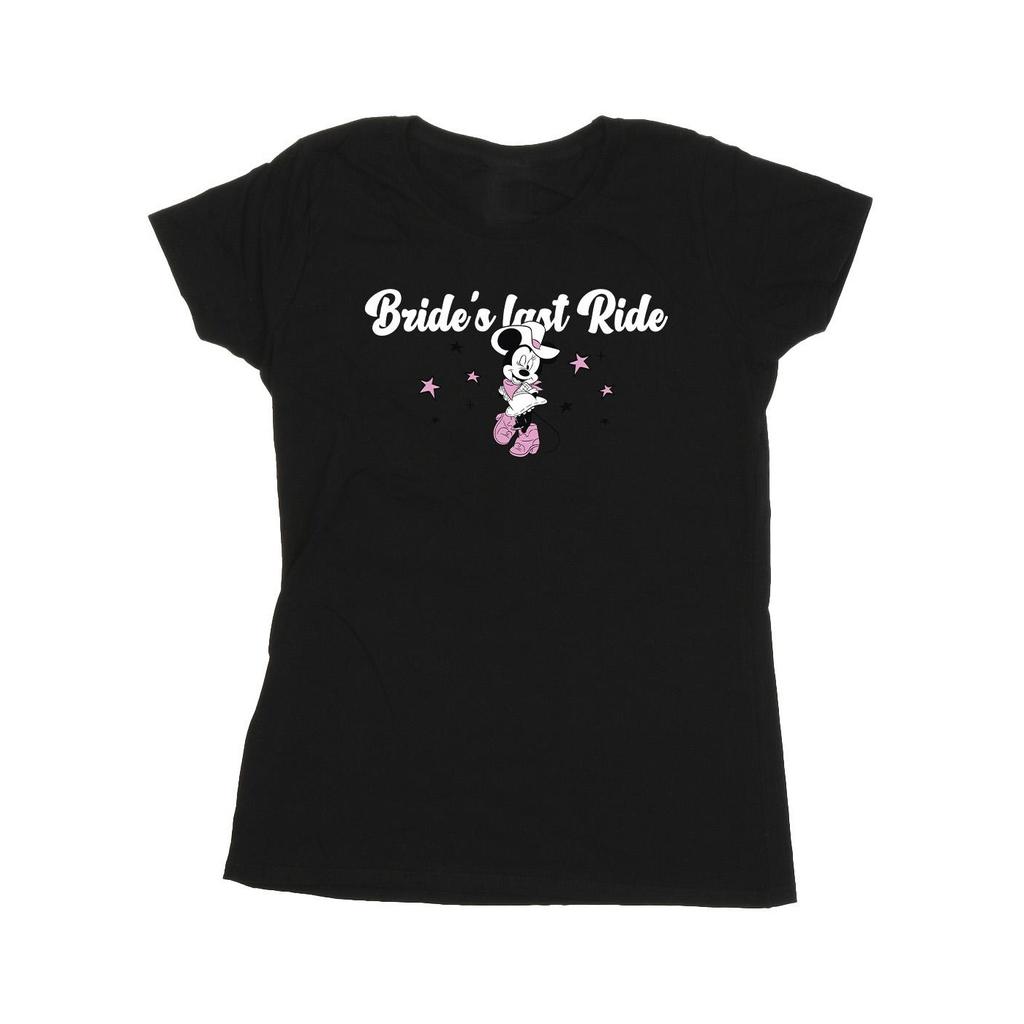 Disney Womens/Ladies BrideÂ´s Last Ride Minnie Mouse Cotton T-Shirt