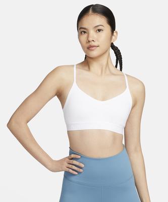 Indi Light Support Pad Adjustable Sports Bra W - White: Stone Mauve / Fd1063-100