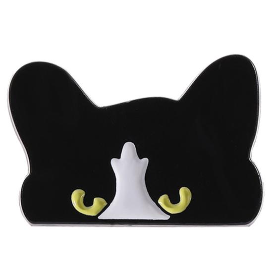 Long-lasting Brooch Black Cat Themed Brooch, Anti-Rust Lightweight Lapel Pin, Cartoon Jewelry Accessories for Clothing Bag Decoration Party