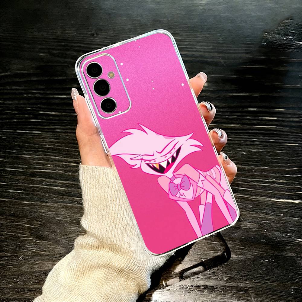 A-Angel Dust H-Hazbin H-Hotel Чехол для телефона для SamsungA10,12,20,21S,30,31,40,50,51,52,70,71 Прозрачный чехол Samsung a52 a52S