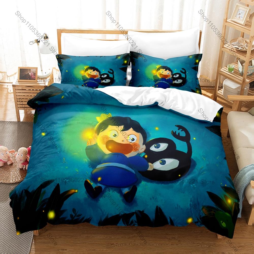 Cool Anime Ranking of Kings Bedding Set Duvet Cover + 2 Pillowcases Lovely Cartoon Pattern Comfortable Bed Linens