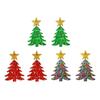 Charming Christmas Tree & Snowflake Earrings: Cute Women's Fashion Jewelry