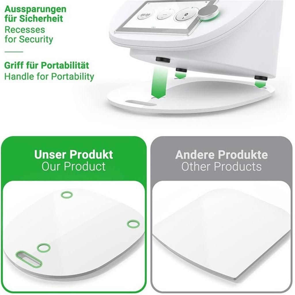 Planche coulissante pour appareils de cuisine, patins coulissants en acrylique, texture acrylique, adaptés à une mobilité aisée des appareils