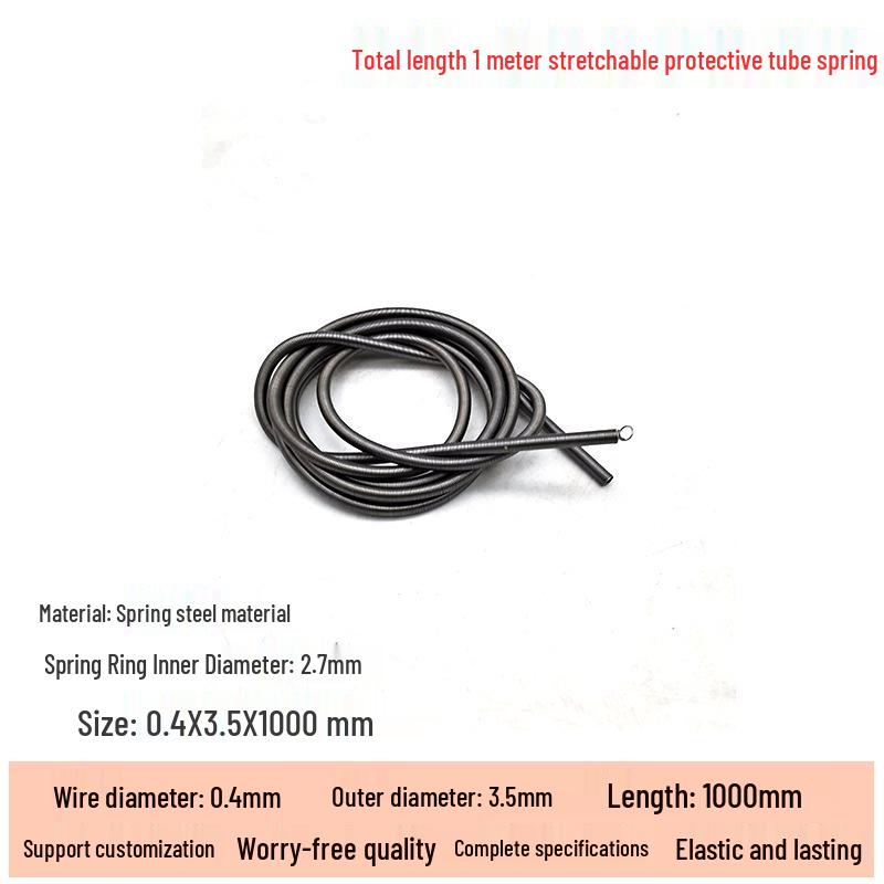 Micro Precision Extension Tension Spring Set with Hooks, 0.4mm Wire Diameter, 3-5mm Outer Diameter