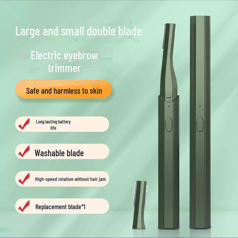 Wiederaufladbarer elektrischer Augenbrauentrimmer für Männer und Frauen – sicher und effizient