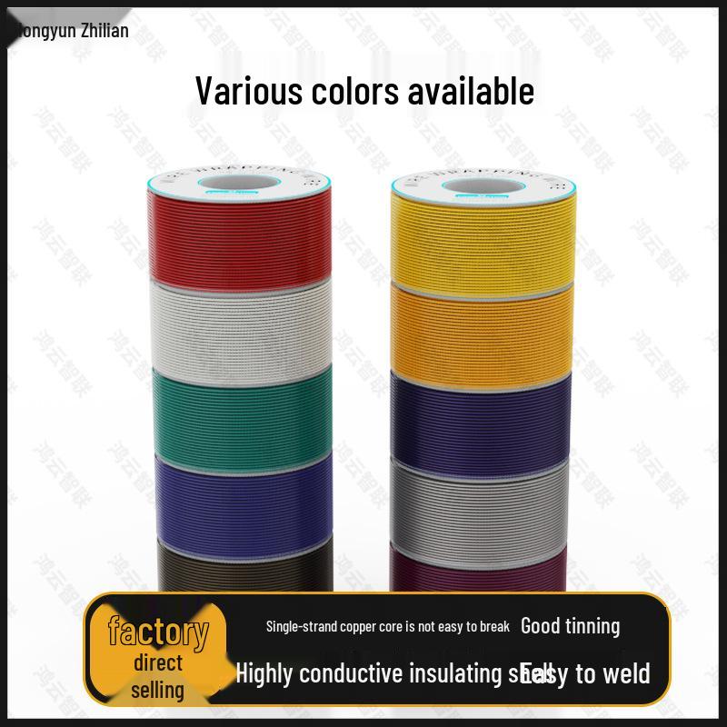 High-Temperature 30 AWG/32# Single Core Copper Jumper Wire for PCB and Circuit Board