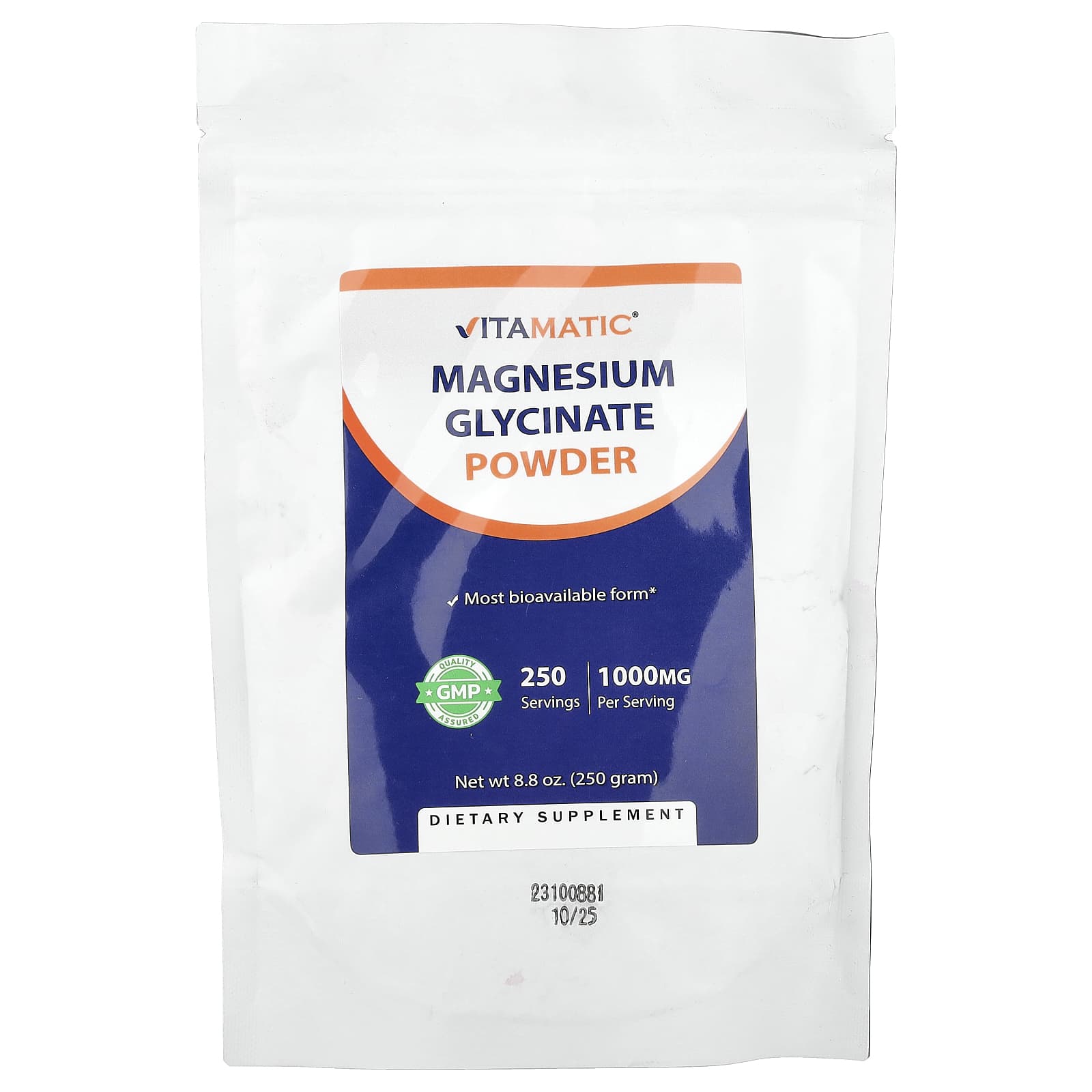 

Glycine Magnesium Powder, 250G(8.8Oz)