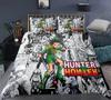 2026 New Anime Hunter X Hunter  Bedding Set, Includes Large and King Size Bedding, Perfect Holiday Gift