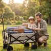 Portable Mesh Cart Cover with Hooks Expandable, Adjustable, Elastic Cargo Net