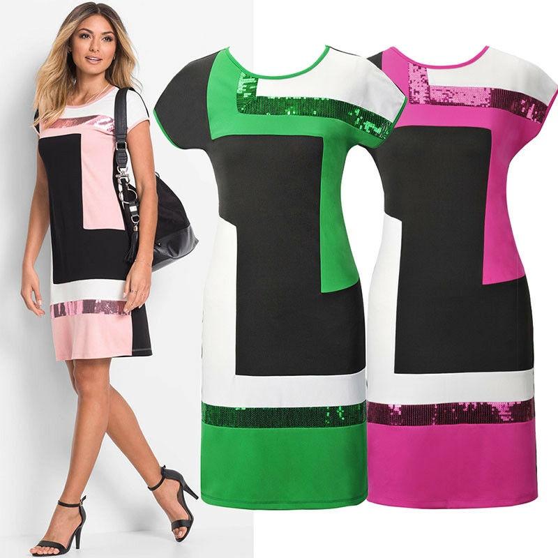 Elegant Womens Office Formal Business Work Party Sheath Tunic Pencil Mini Dress Classic And Timeless Design