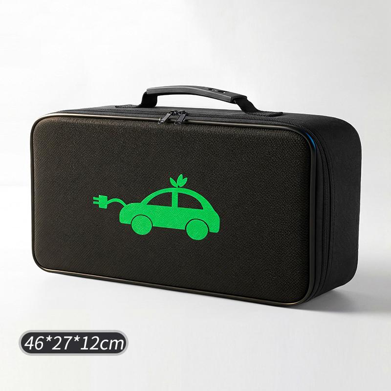 Electric Vehicle Charging Units Organizer Waterproof Storage Bag with Handle for Car Trunk Accessories
