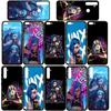 Für iPhone 16 15 Xiaomi Redmi Note 13 12 11 Pro Max X 9 14 Plus XR Samsung Galaxy S24 S23 9C Huawei OPPO Cover Jinx Arcanes Comics Vi Jayce Handyhülle