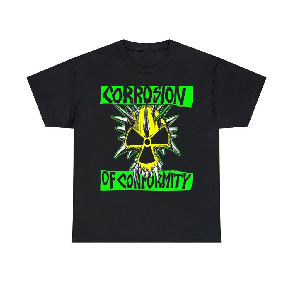 Corrosion Of Conformity green yellow Short Sleeve Tee Unisex T-Shirt XL