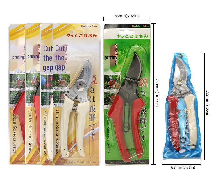 Stainless Steel Pruning Shears for Flower, Branch, and Fruit Tree Grafting