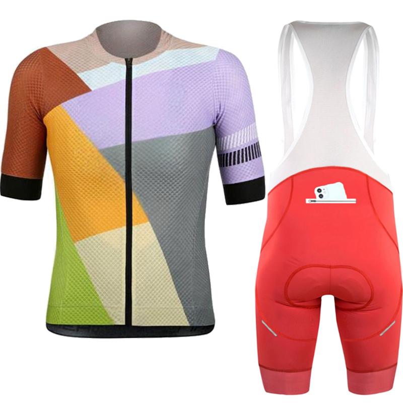 Phtxolue Pro Men Cycling Clothing Anti-Loss Zipper Women Cycling Jersey Set Bike Clothes Anti-UV MTB Bicycle Wear Suit Kit