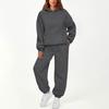 Casual Tweestuk Trainingspak voor Dames met Hoodie en Losse Broek voor Herfst Winter