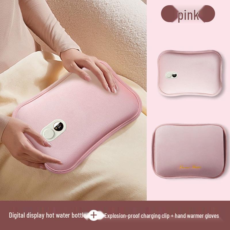 Electric Explosion-Proof Rechargeable Hand Warmer & Large Hot Water Bag