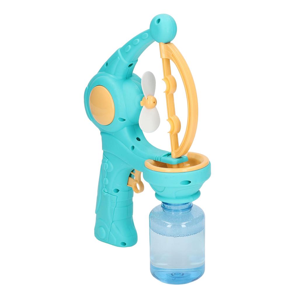 Bubble   Automatic Convenient Handle Battery Powered Interesting Fan Function Cartoon Bubble Machine for Toy