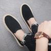 Fashion Board Shoes Large Size Loafer Flat Bottomed Comfortable Casual Shoes Breathable Canvas Social Flat Shoes Men