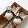Ornamenti di Natale in Vetro Premium con Forme Creative a Goccia e Scoiattoli e Dettagli Dinamici di Glitter