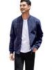 Men's European Suede Stand Collar Zipper Jacket - Plus Size Autumn Casual Coat