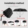 2025 New For Skoda 12 Bone Car Automatic Folding Umbrella Sunshade Accessories Rapid Kodiaq Karoq Fabia Kamiq MK3 Roomster Enyaq