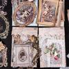 20 Pieces Decoration Stickers Retro Mirror Frame PET Decals for   Handcrafts Scrapbooking Photo Album