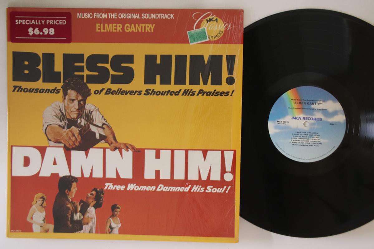

LP Record OST, ANDRE PREVIN - Elmer Gantry MCA39070 MCA 1986 US Soundtracks & Musicals Used